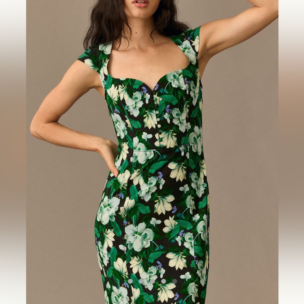 Anthropologie The Cecily Fit & Flare Sweetheart Dress